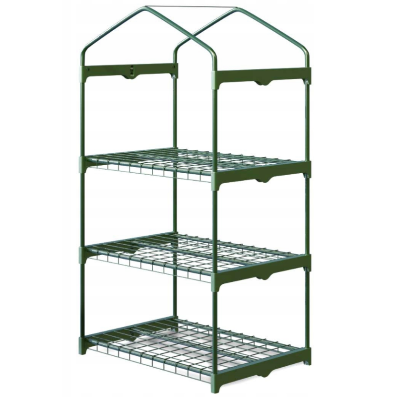 Стелаж-теплиця Plonos Зелена 125 х 69 х 49 см (4921)
