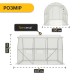 Садова теплиця парник Garden 6м2 White MultiDoor