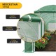 Посилена садова теплиця парник Garden 24м2 Green Mosquito Door