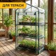 Стелаж-теплиця 125х69х49 см на 3 полиці