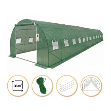 Посилена садова теплиця парник Garden 36м2 Green