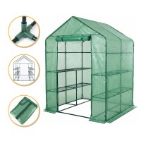 Стелаж-теплиця 143x143x195 см на 8 полиць Green