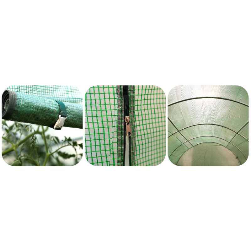 Парник Plonos 18m2 с вентиляционными окнами 600х300х200 см (зелёный) 4918-В