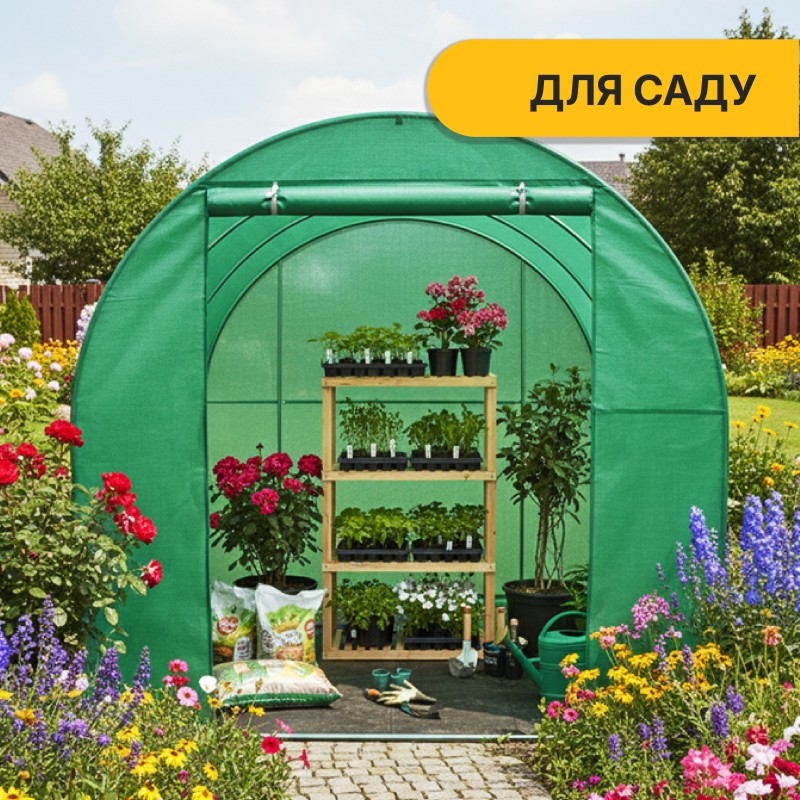 Садова теплиця парник Garden 6м2 Green
