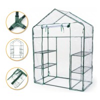 Стелаж-теплиця 143x73x195 см на 4 полиці