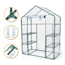 Стелаж-теплиця 143x73x195 см на 4 полиці