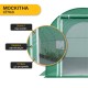 Садова теплиця парник Garden 6м2 Green Mosquito Door