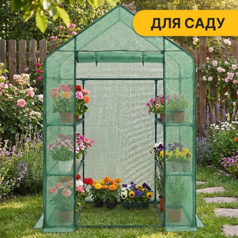 Стелаж-теплиця 143x73x195 см на 4 полиці Green
