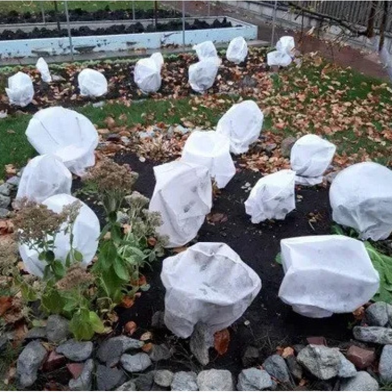 Защитный чехол цилиндр для растений от мороза из агроволокна 60г/м2 50х50