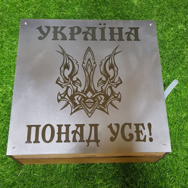 Наливатор "Стандарт" на 4 чарки Вбудований акумулятор + Гравіювання на кришці з нержавійки