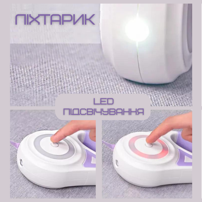 Автоматический Поводок Рулетка Для Собак до 40 кг Регулируемая Длина 5 Метров с LED Подсветкой и Фонариком + Кнопка Фиксатор Ленты