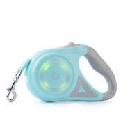 Поводок Рулетка Для Собак до 40 кг с Подсветкой LED и Фонариком 5 Метров