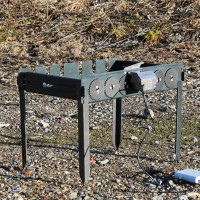 Автоматическая шашлычница SHOP-PAN на ножках на 6 шампуров