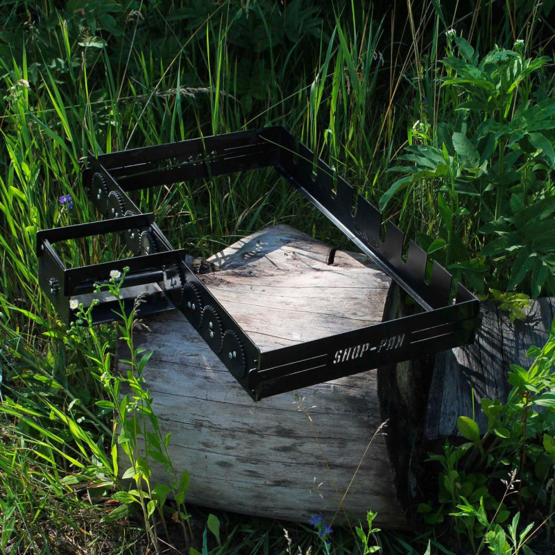 Автоматическая шашлычница SHOP-PAN с выносом двигателя на 6 шт