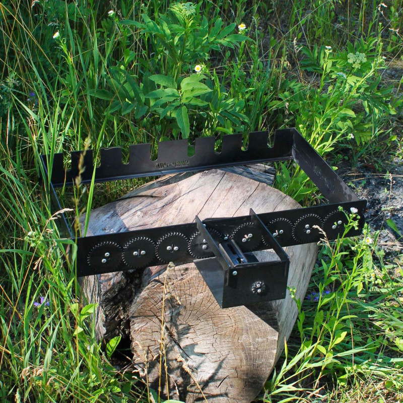 Автоматическая шашлычница SHOP-PAN с выносом двигателя на 6 шт