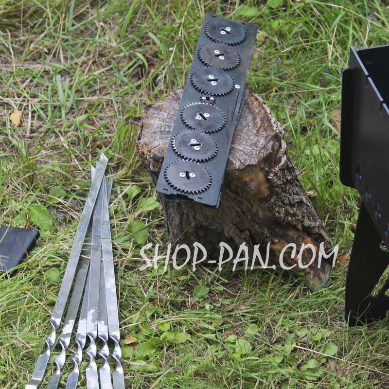 Автоматическая шашлычница SHOP-PAN на 6 шампуров