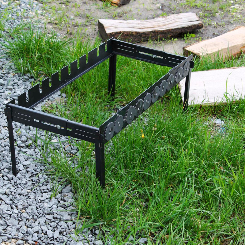 Автоматическая шашлычница SHOP-PAN на ножках на 10 шампуров