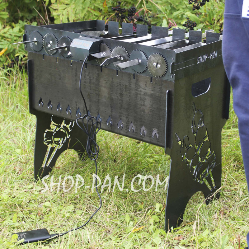 Автоматическая шашлычница SHOP-PAN на 8 шампуров