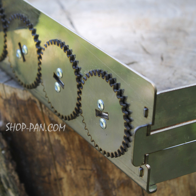 Автоматическая шашлычница из нержавейки SHOP-PAN на 8 шампуров