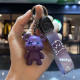 Брелок на Ключи Мишка KAWS Streetwear Сувенир для Фанатов на Сумку в Подарок Другу Фиолетовый