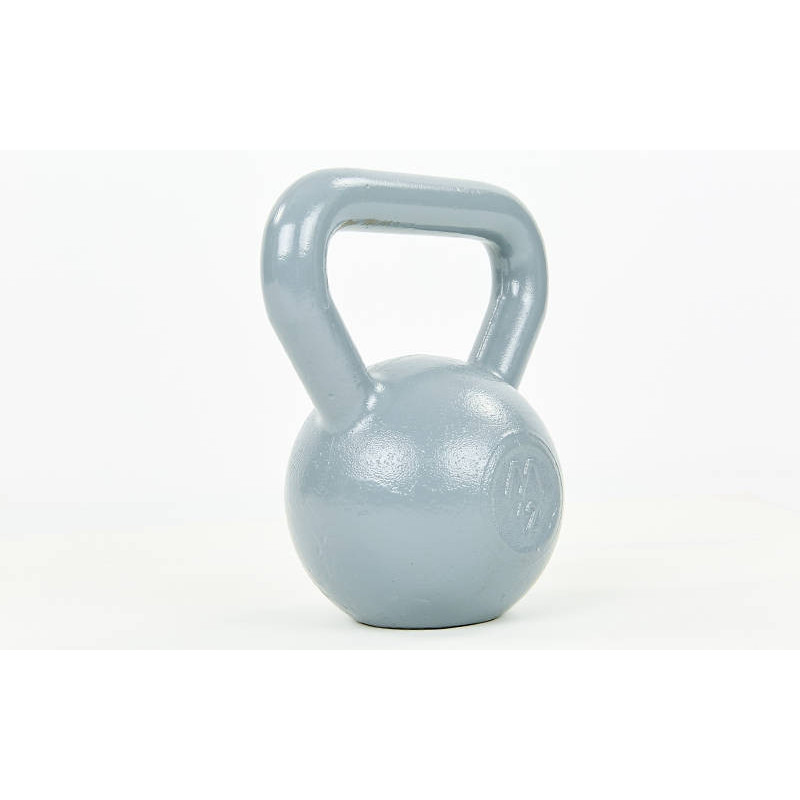 Гиря чугунная окрашенная серая SP-Planeta UR TA-0182-12 12кг (чугун, серый)