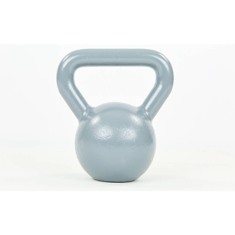 Гиря чугунная окрашенная серая SP-Planeta UR TA-0182-12 12кг (чугун, серый)