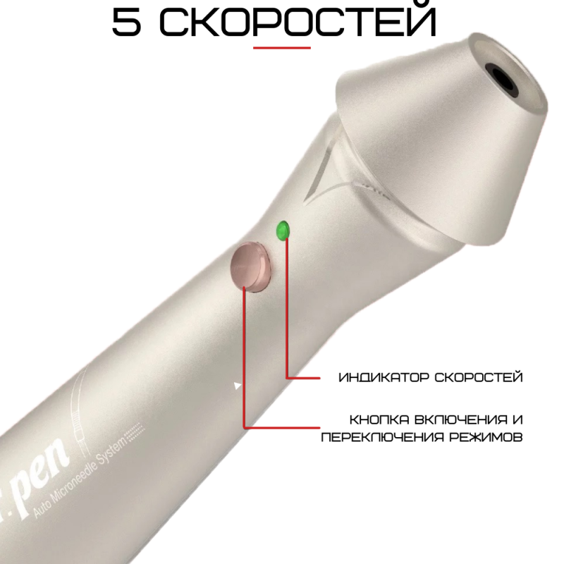 Беспроводной Дермапен (Дермаштамп) Электрический Мезороллер Для Лица и Тела Dr.Pen E30