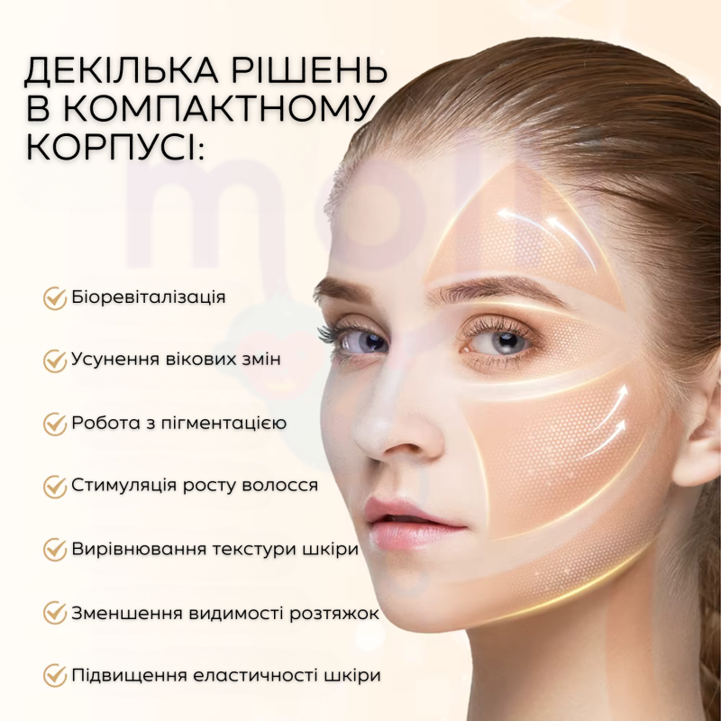 Беспроводной Гидропен Дермапен Hydra Pen для Фракционной Мезотерапии Лица и Тела с Автономной Подачей Сыворотки и Функцией EMS H5