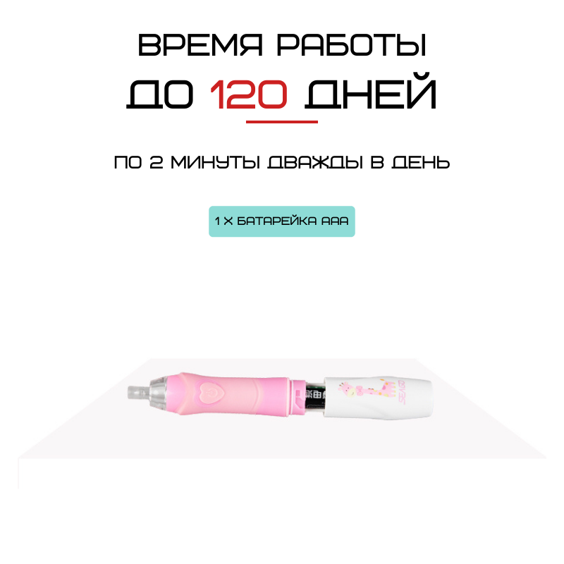 Детская Электрическая Зубная Щетка Звуковая с LED Подсветкой Seago SG977 Голубая