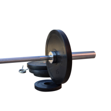 Диск RN-Sport стальной обрезиненный 15 кг - 27 мм