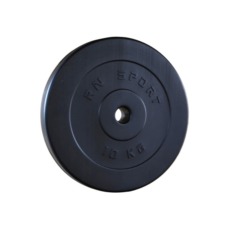 75 кг (4 по 10, 4 по 5, 4 по 2.5, 4 по 1.25) блинов на штангу покрытых пластиком (31 мм)