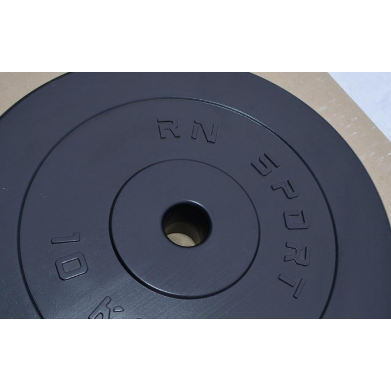 37 кг (2х1.25, 2х2.5, 2x5 та 2x10) дисків, покритих пластиком (31 мм)