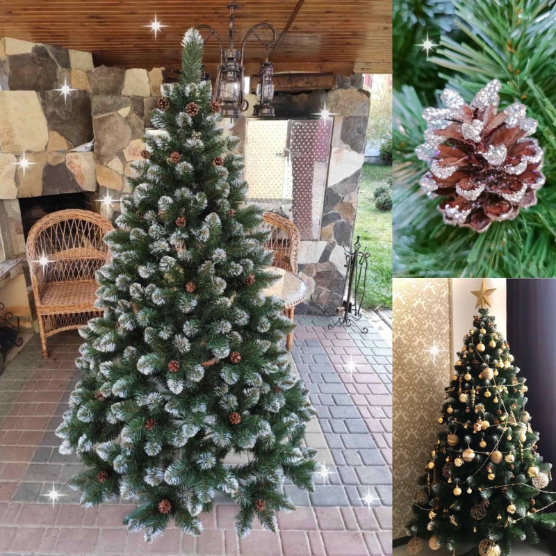 Штучна ялинка Елітна з шишками 1.3 м