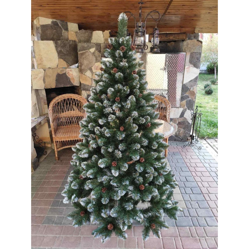 Штучна ялинка Елітна з шишками 2 м