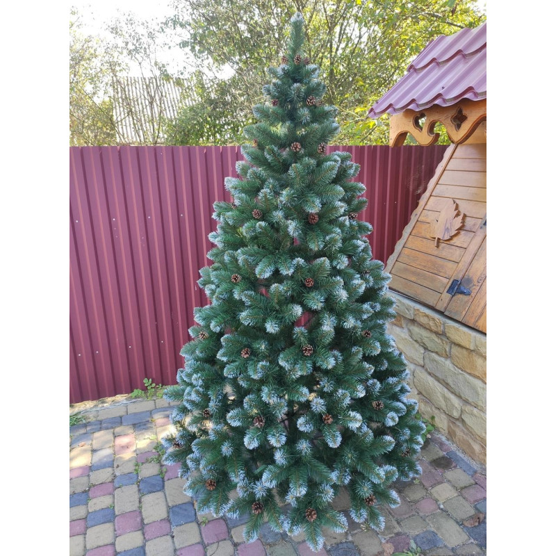 Штучна ялинка Елітна з шишками 2.5 м