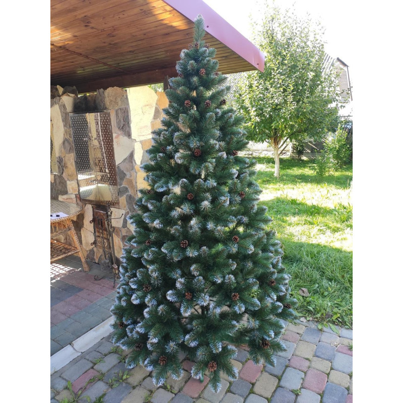 Штучна ялинка Елітна з шишками 2.5 м