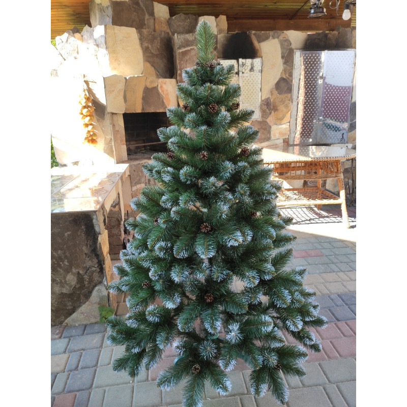 Штучна ялинка Елітна з шишками 1.5 м