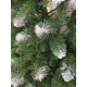 Ялинка штучна Снігова Королева з білими кінчиками новорічна 1.8 м