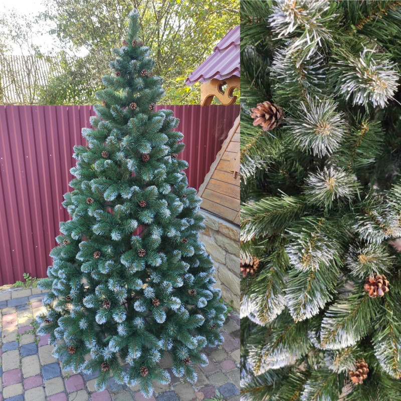 Штучна ялинка Елітна з шишками 1.8 м