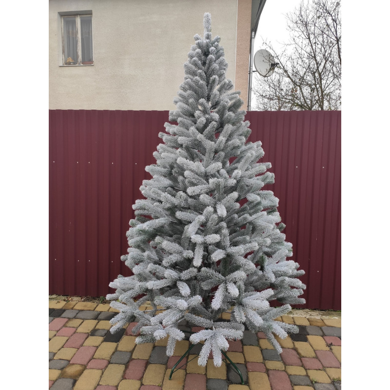 Ялинка штучна лита Буковельська засніжена 2.5 м