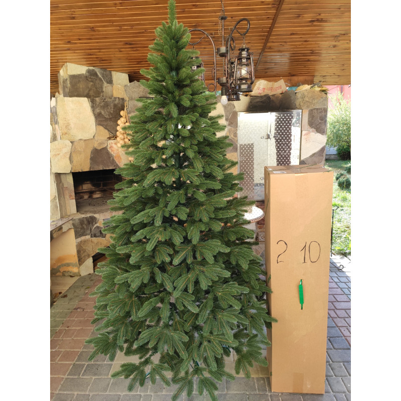 Ялинка штучна Преміум лита зелена 1.8 м