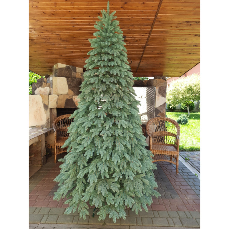 Ялинка штучна Швейцарська лита блакитна 2.3 м