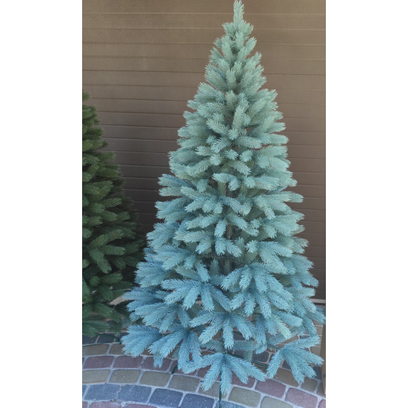 Ялинка штучна лита Буковельська блакитна 1.8 м