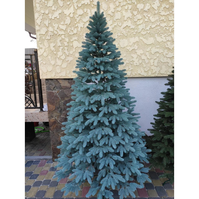 Ялинка штучна Преміум лита блакитна 1.5 м