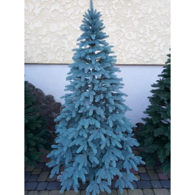 Ялинка штучна Преміум лита блакитна 2.3 м