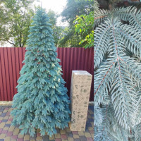 Ялинка штучна Швейцарська лита блакитна 2.1 м