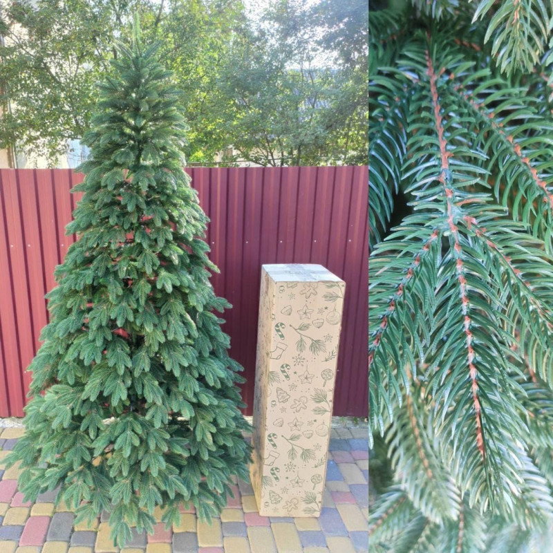 Ялинка штучна Швейцарська лита зелена 2.1 м