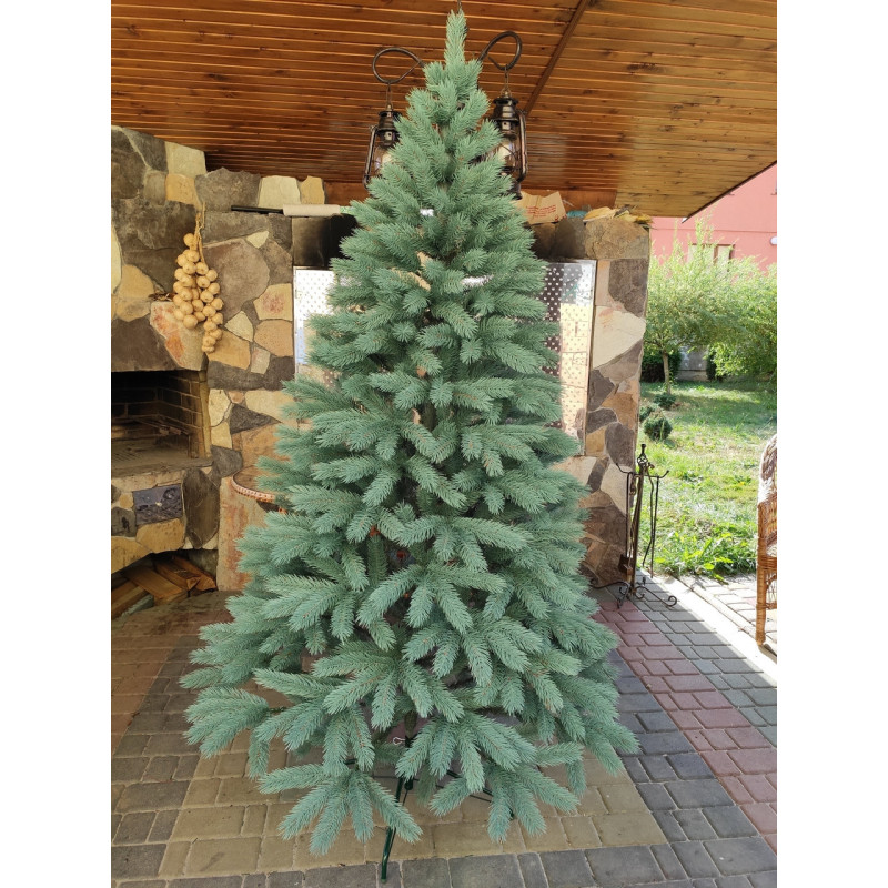 Ялинка штучна лита Буковельська зелена 2.3 м