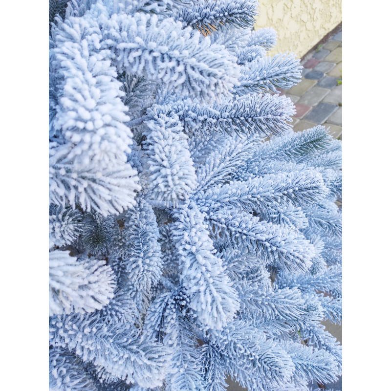 Ялинка штучна лита Буковельська засніжена 1.5 м