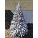 Ялинка штучна лита Буковельська засніжена 1.5 м